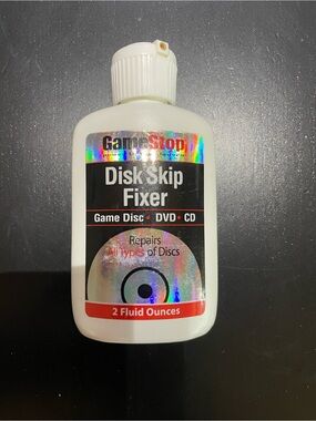 GameStop Disk Skip Fixer game skip repair vintage full bottle cd/dvd fix scratch